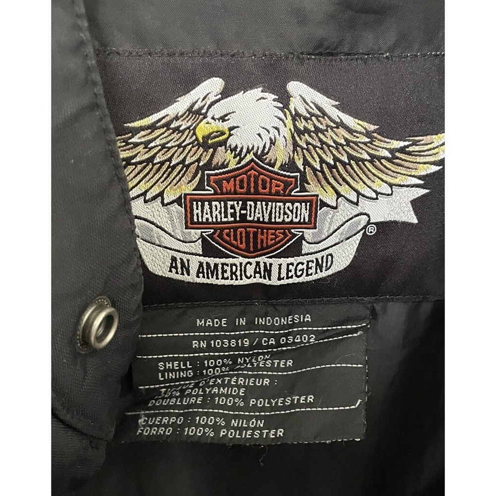 Women's Harley Davidson Racing Jacket 100% Nylon Size Med RN103819/CA03402 - Picture 6 of 13